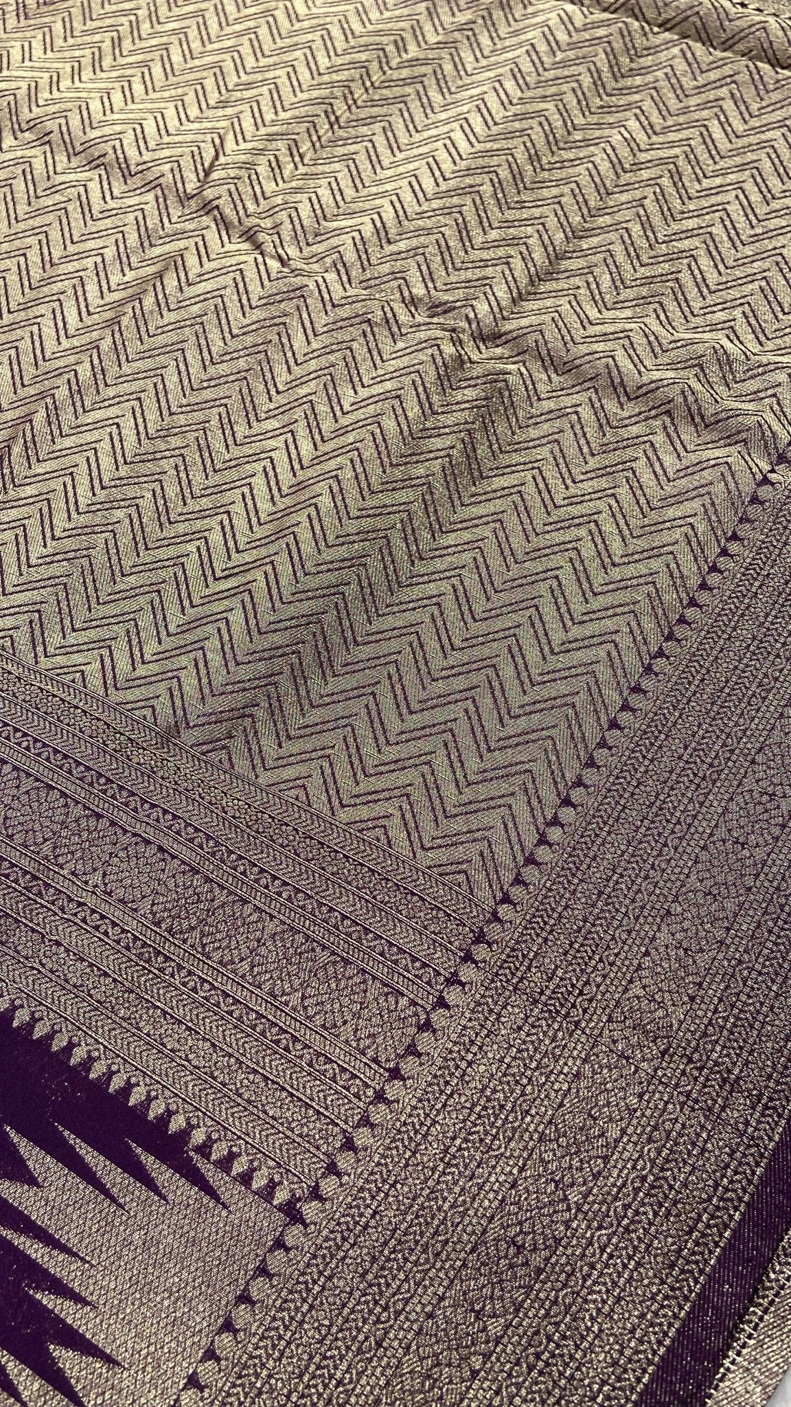 Premium Soft Georgette Saree💜 - Kanjeevaram Silk Mandir