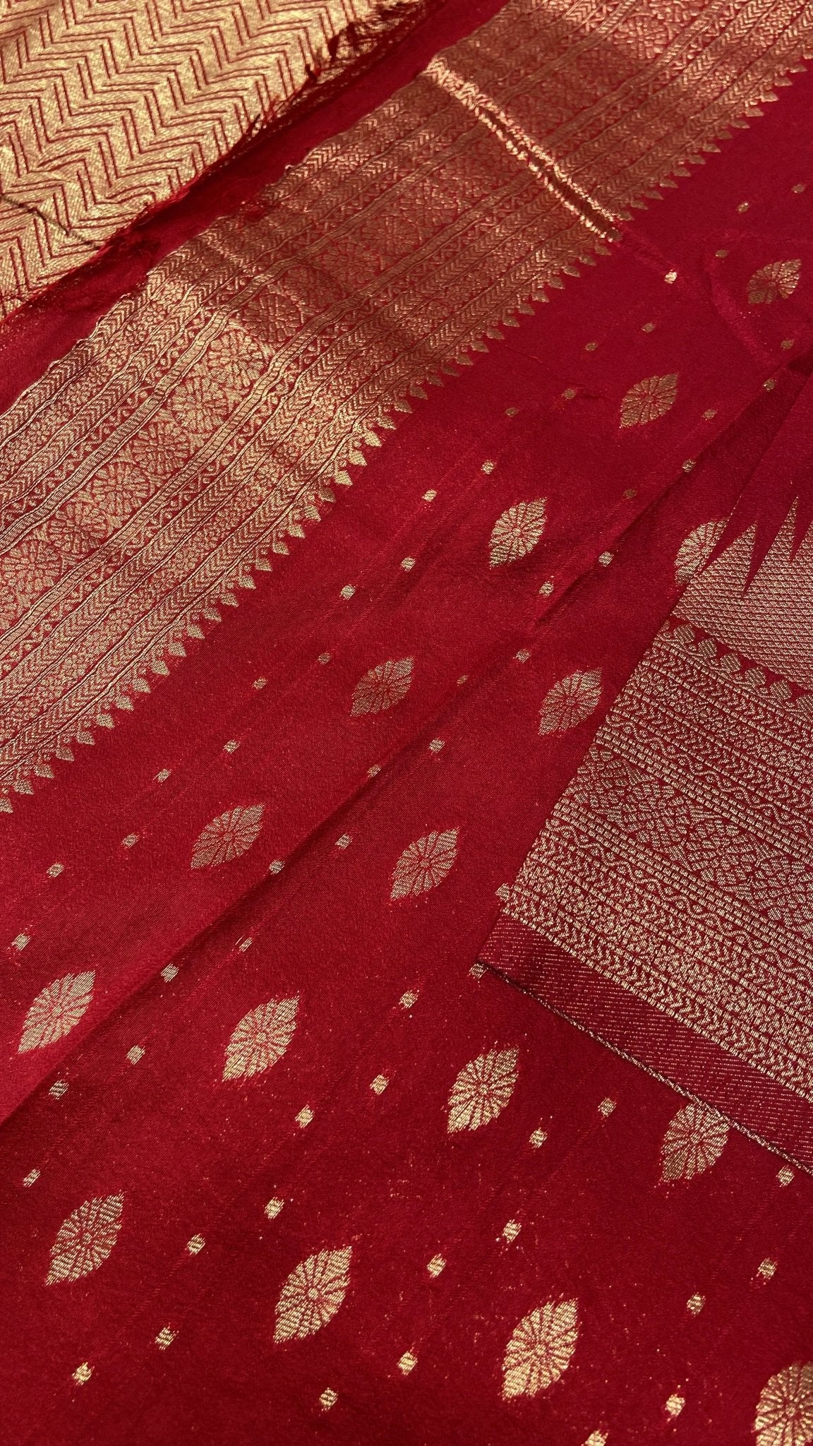 Premium Soft Georgette Saree - Kanjeevaram Silk Mandir