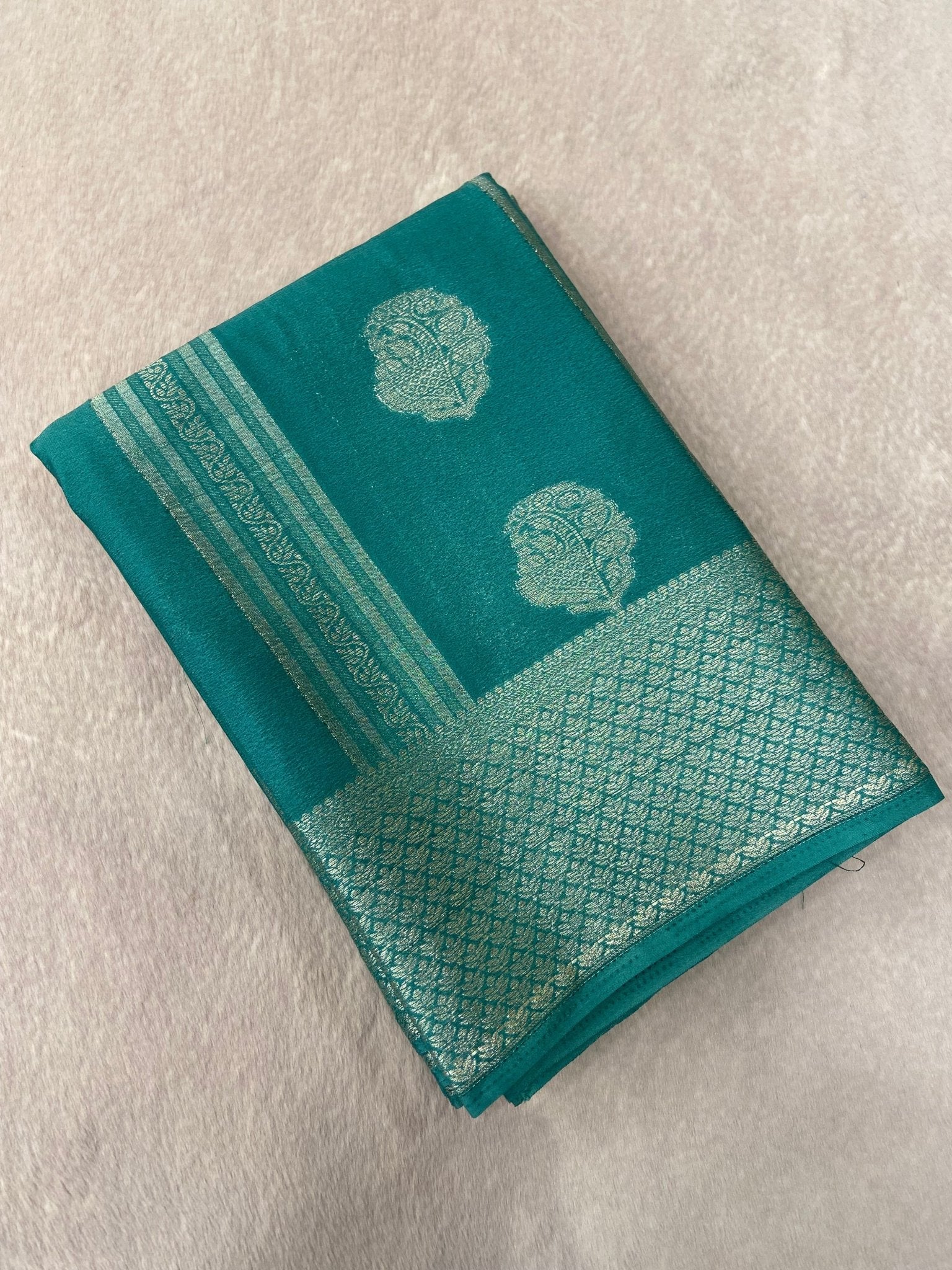 Premium Soft Georgette Saree - Kanjeevaram Silk Mandir