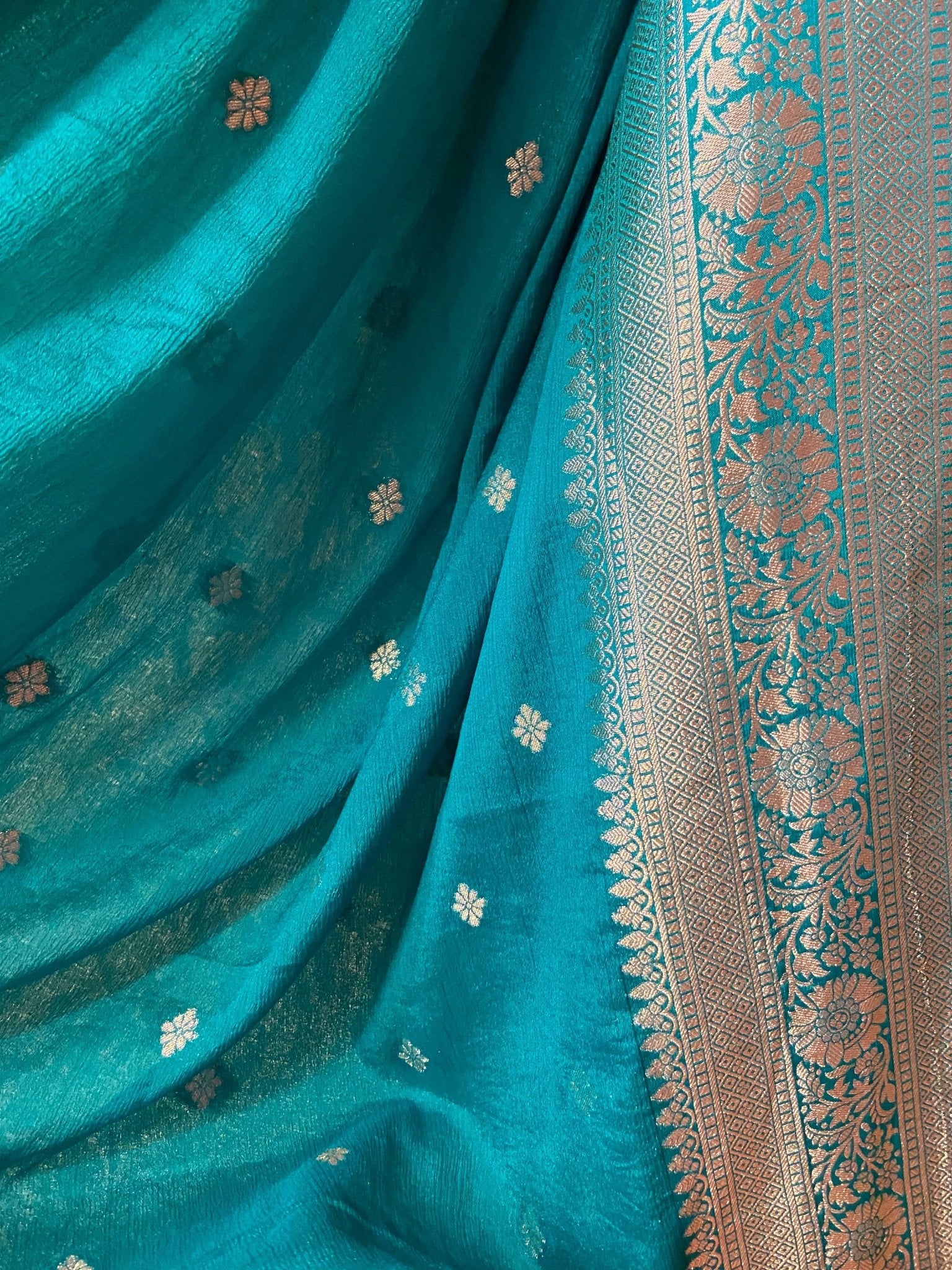Premium Soft Georgette Saree - Kanjeevaram Silk Mandir