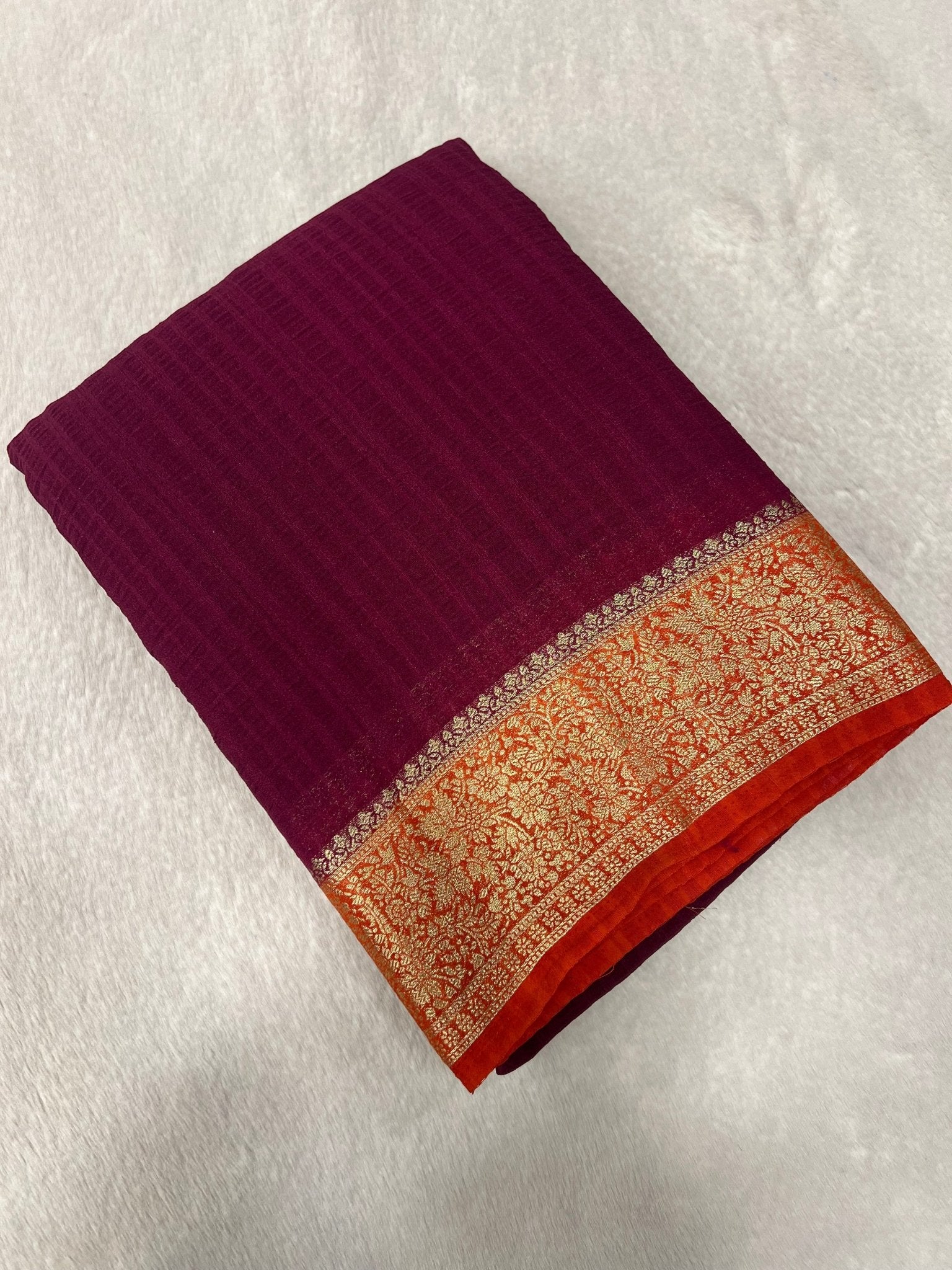 Premium Soft Georgette Saree - Kanjeevaram Silk Mandir
