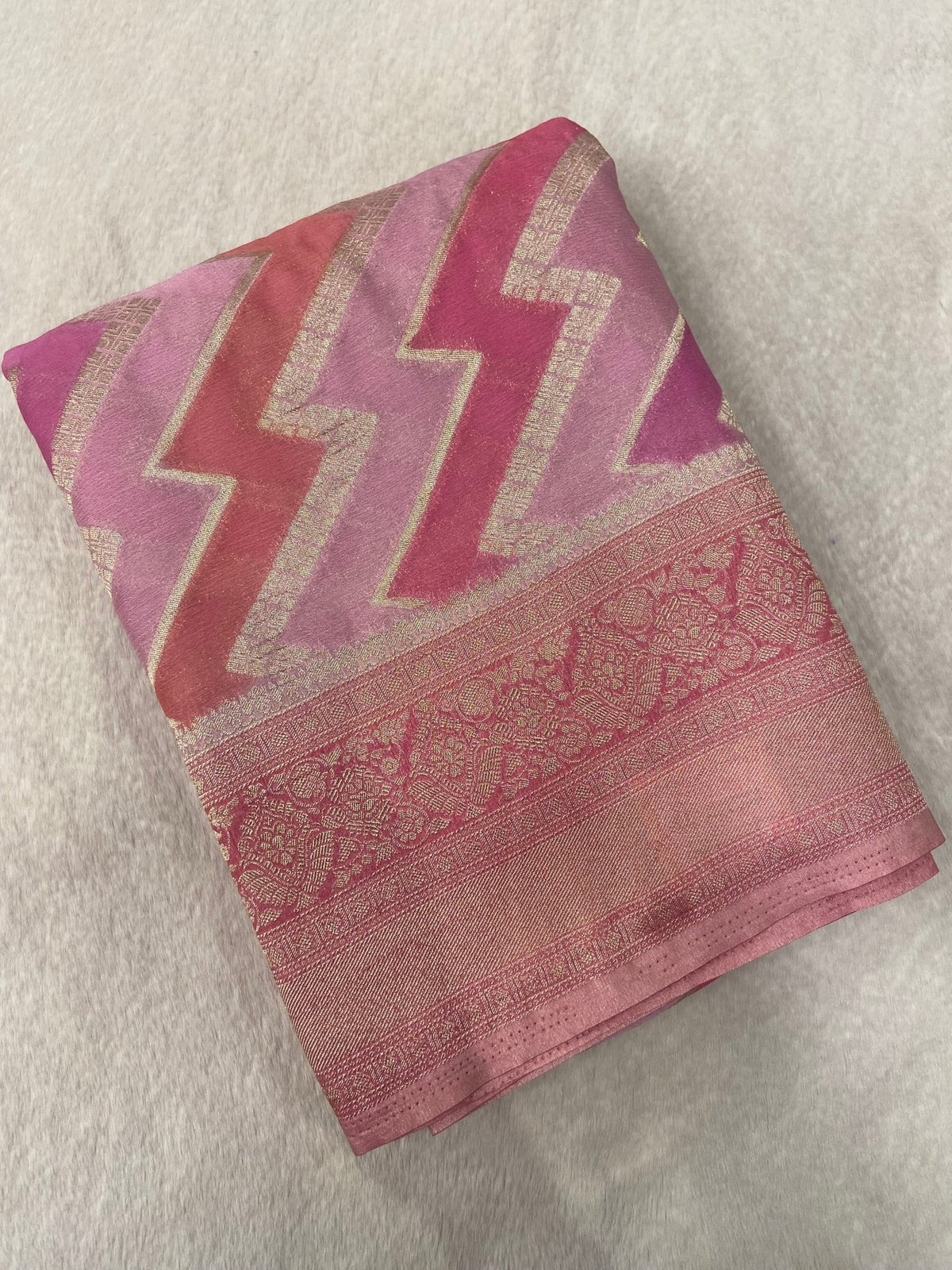 Premium Soft Georgette Saree - Kanjeevaram Silk Mandir