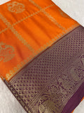 Premium Soft Georgette Saree - Kanjeevaram Silk Mandir