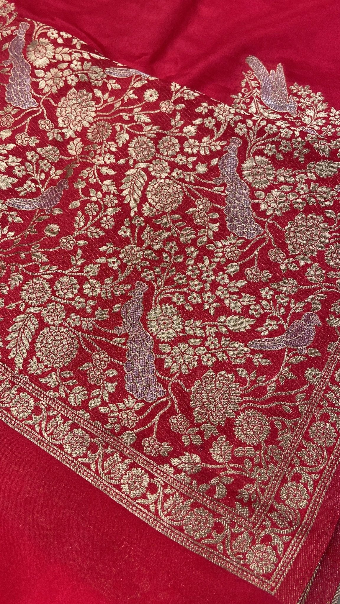 Premium Soft Georgette Saree - Kanjeevaram Silk Mandir