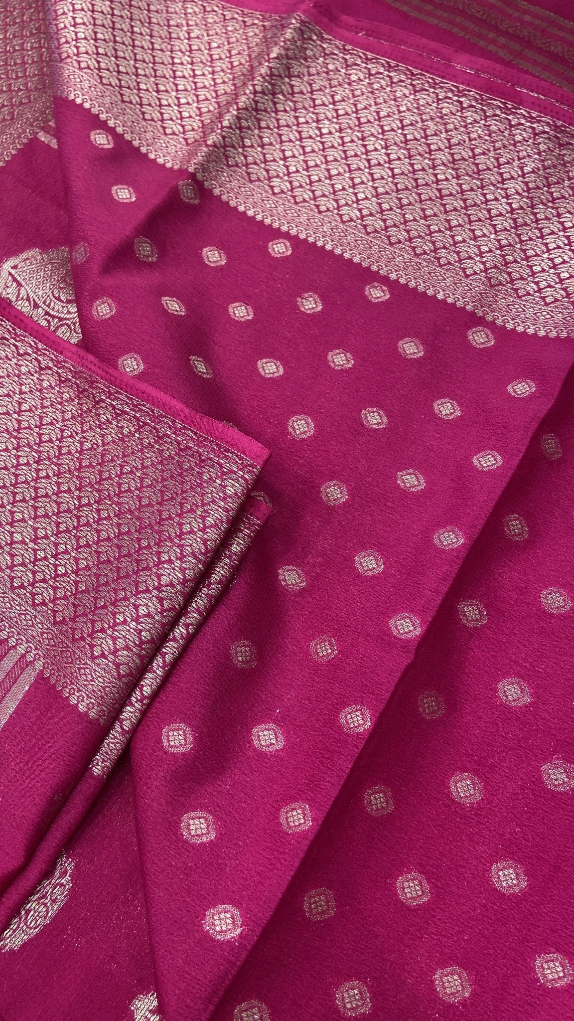 Premium Soft Georgette Saree - Kanjeevaram Silk Mandir