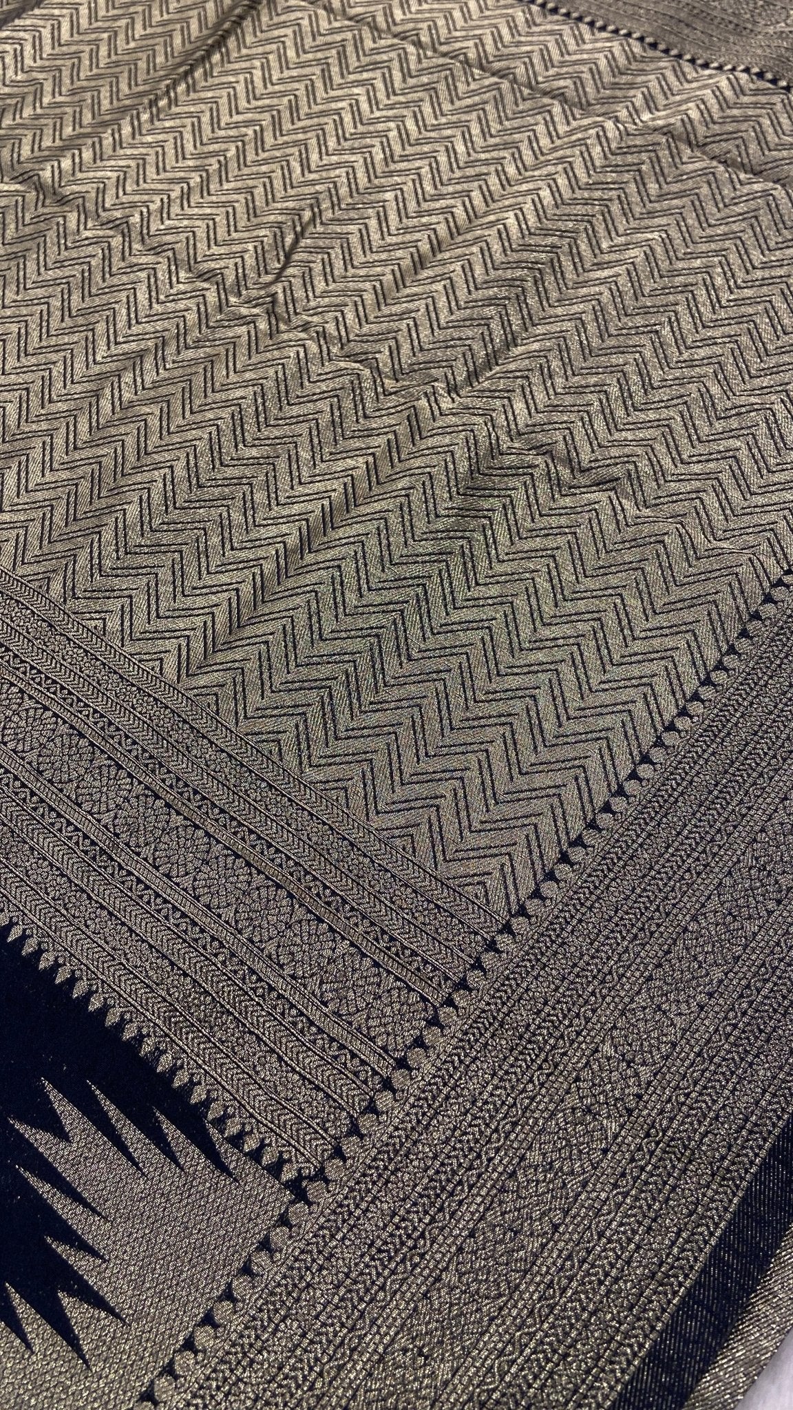 Premium Soft Georgette Saree🖤 - Kanjeevaram Silk Mandir
