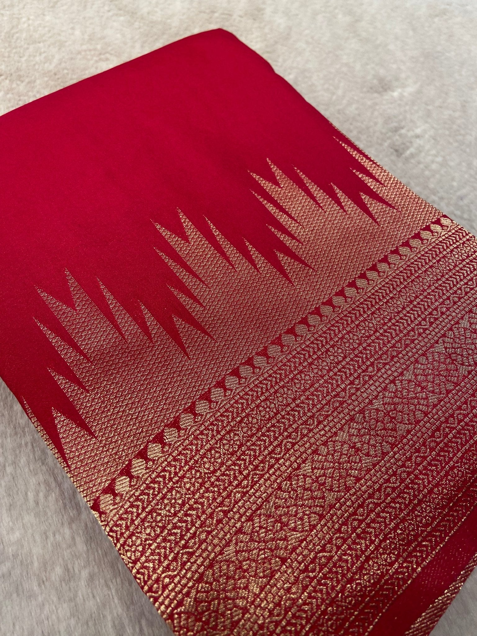 Premium Soft Georgette Saree💗 - Kanjeevaram Silk Mandir