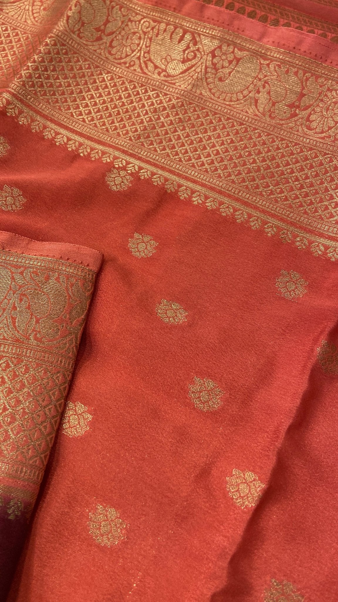 Premium Soft Georgette Saree - Kanjeevaram Silk Mandir