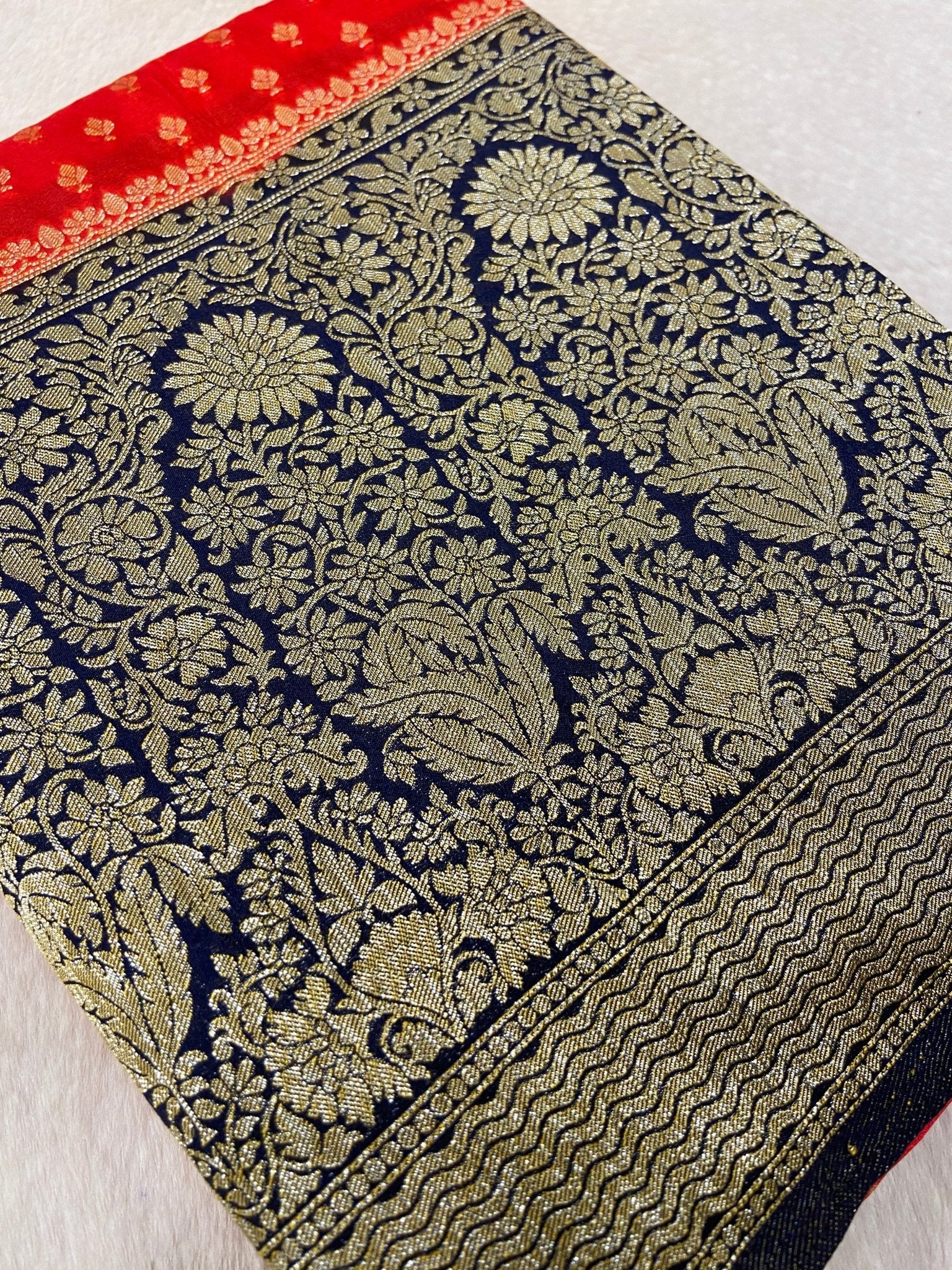 Premium Soft Georgette Saree❤️-900397 - Kanjeevaram Silk Mandir