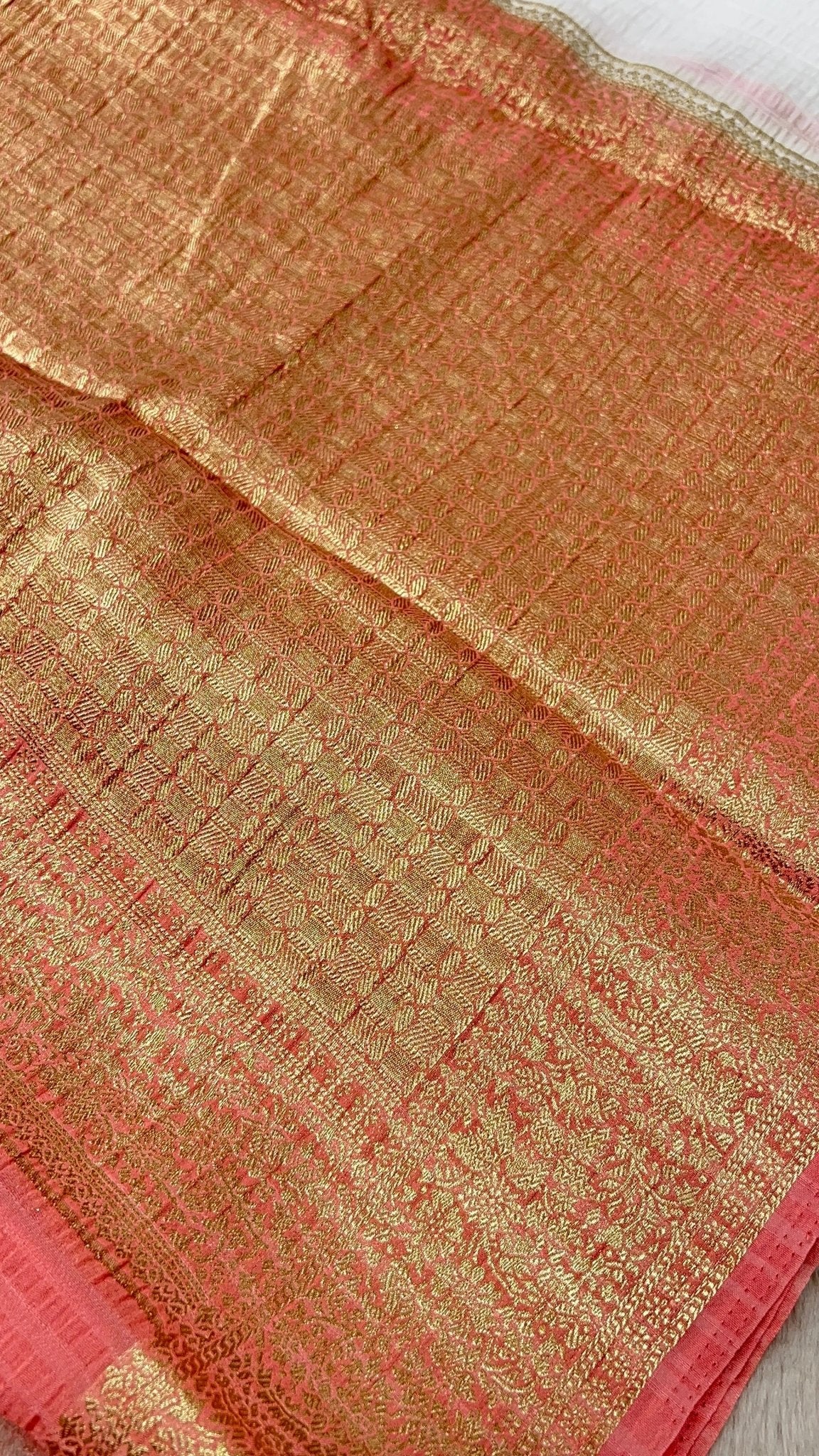 Premium Soft Georgette Saree - Kanjeevaram Silk Mandir