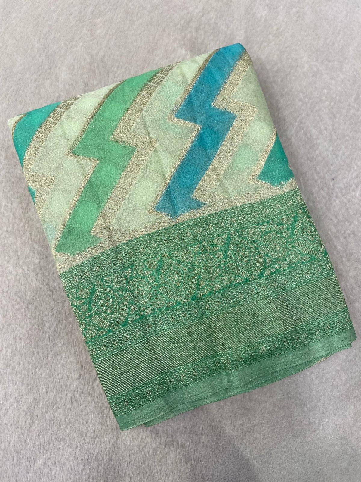 Premium Soft Georgette Saree - Kanjeevaram Silk Mandir