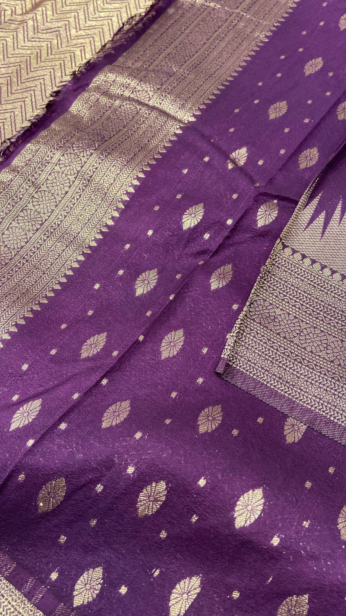 Premium Soft Georgette Saree💜 - Kanjeevaram Silk Mandir