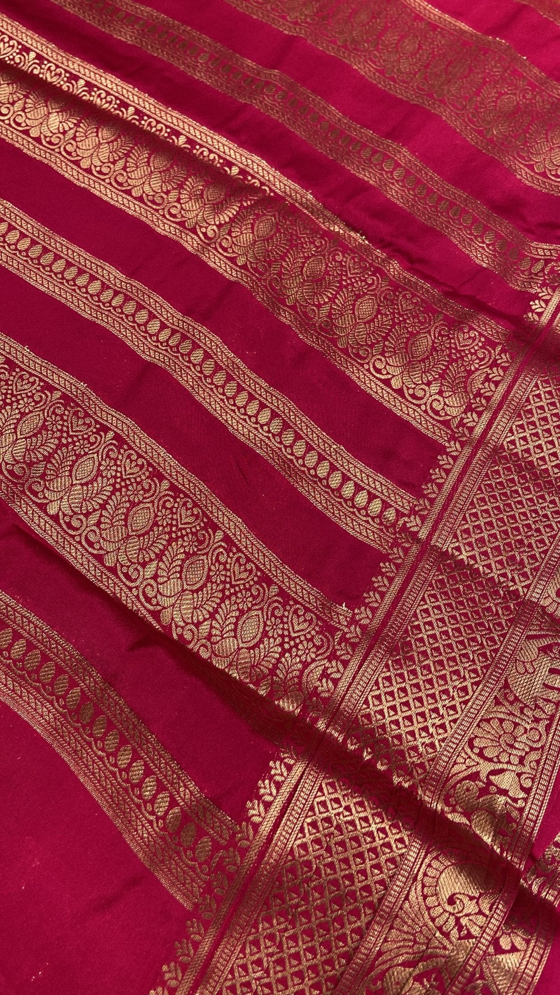 Premium Soft Georgette Saree - Kanjeevaram Silk Mandir
