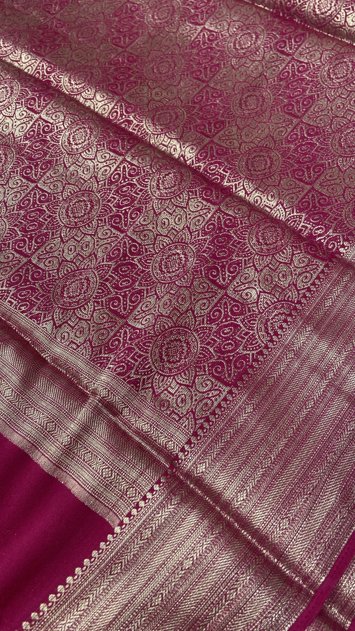 Premium Soft Georgette Saree - Kanjeevaram Silk Mandir