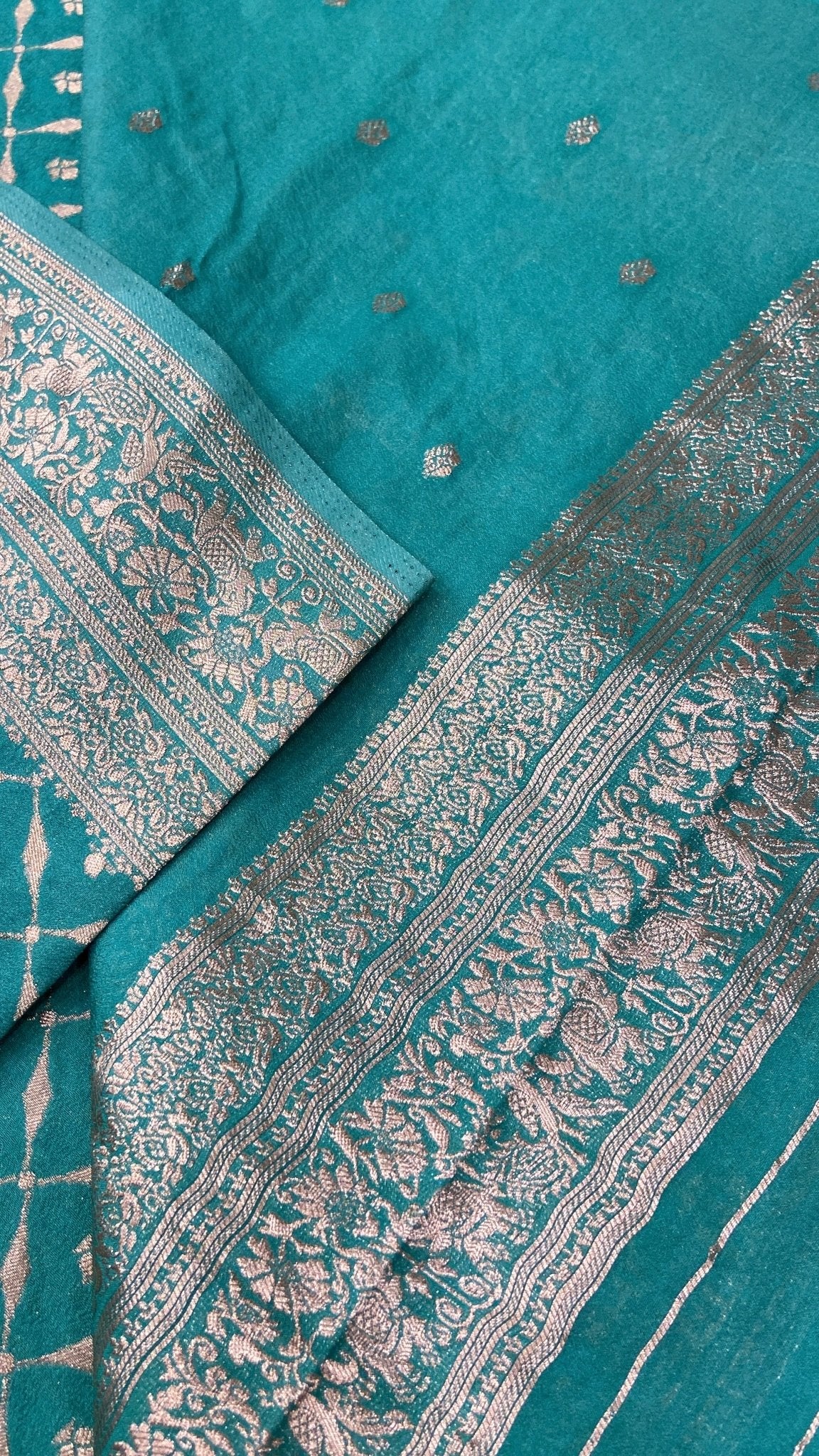 Premium Soft Georgette Saree - Kanjeevaram Silk Mandir