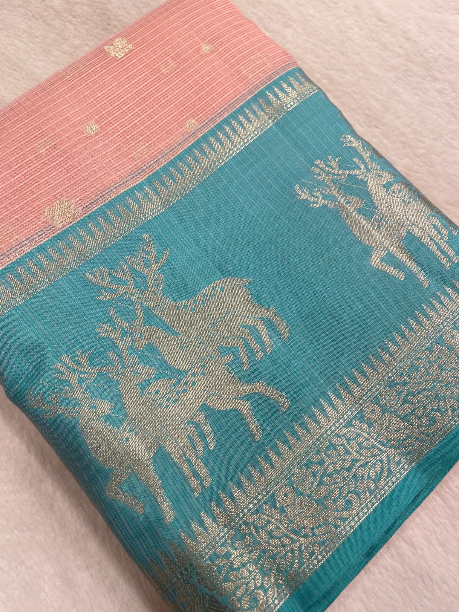 Premium Soft Organza Saree - Kanjeevaram Silk Mandir