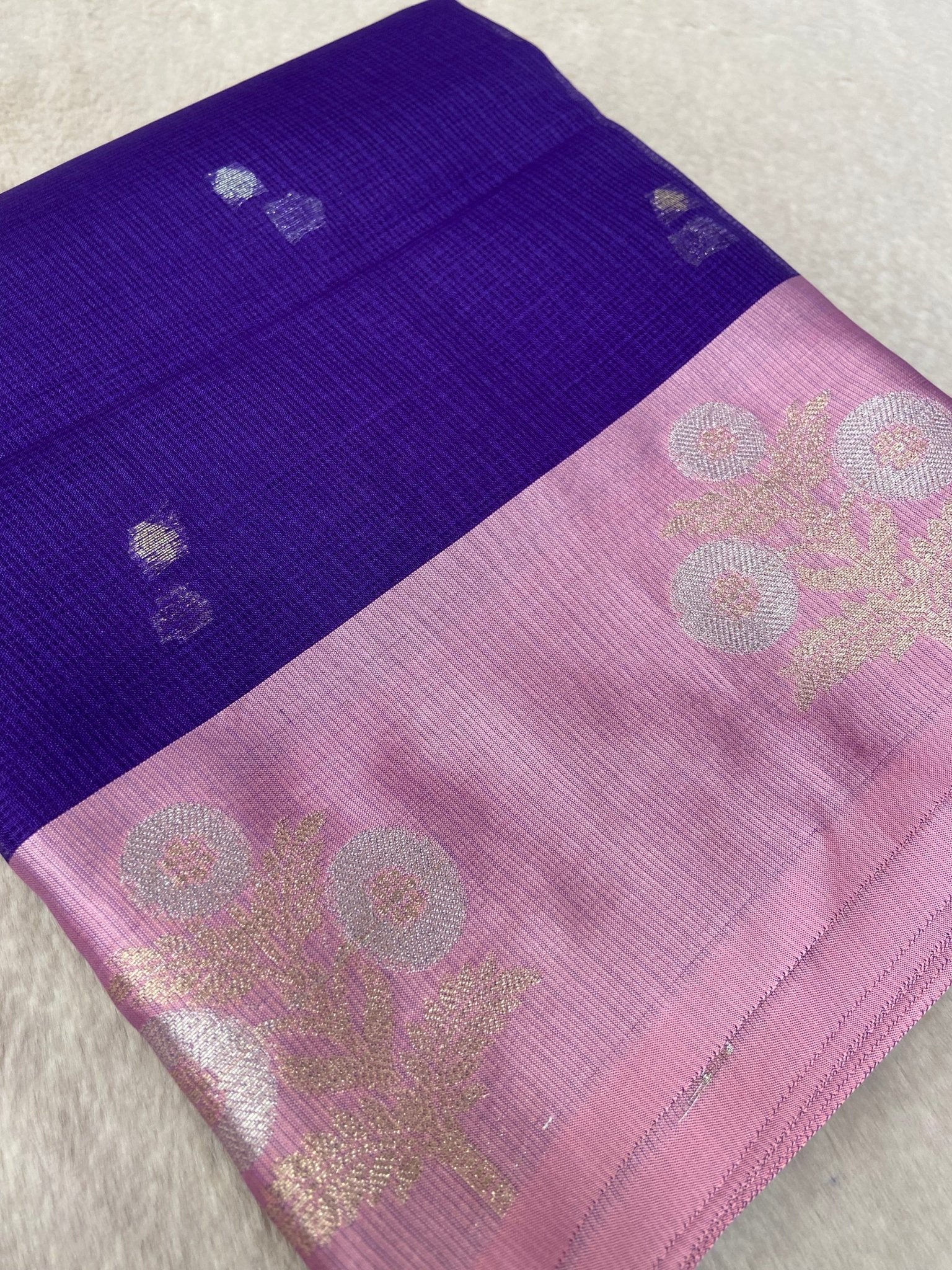 Premium Soft Organza Saree - Kanjeevaram Silk Mandir