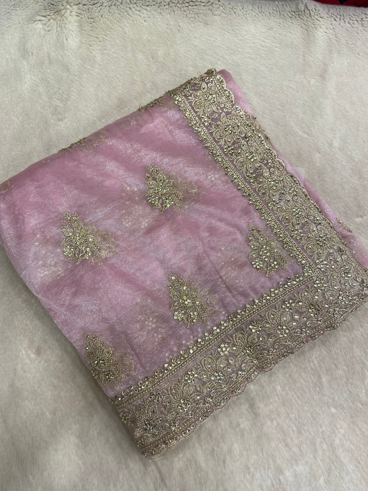Premium Soft Organza Saree - Kanjeevaram Silk Mandir