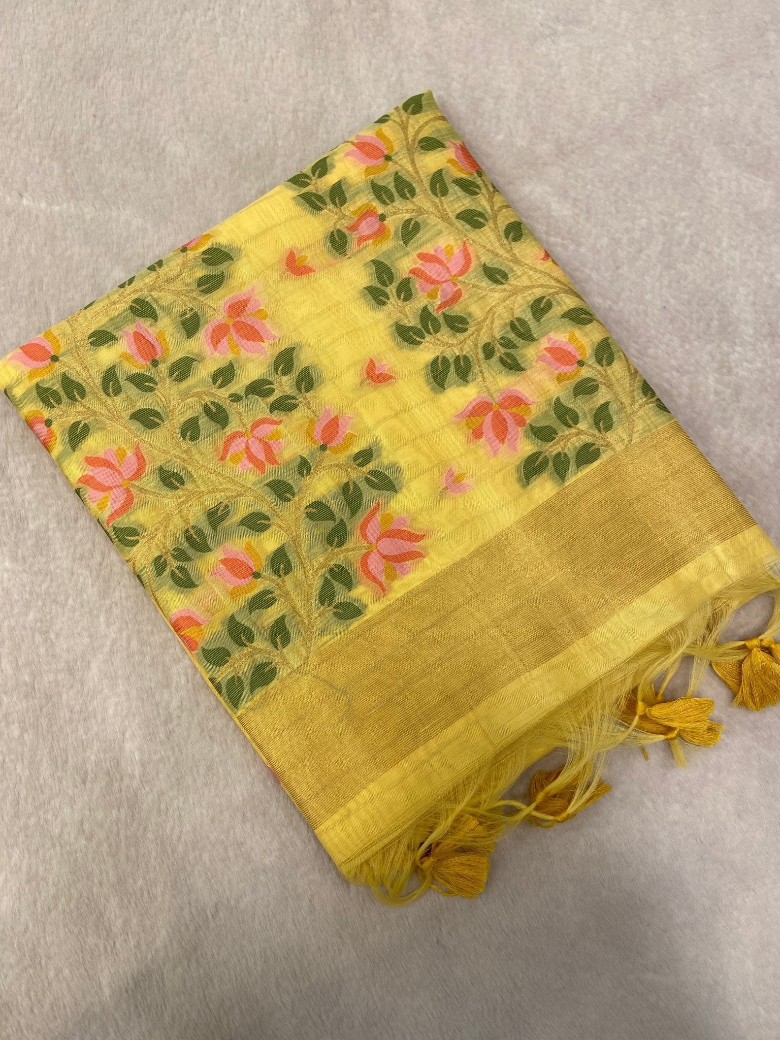 Premium Soft Organza Saree - Kanjeevaram Silk Mandir
