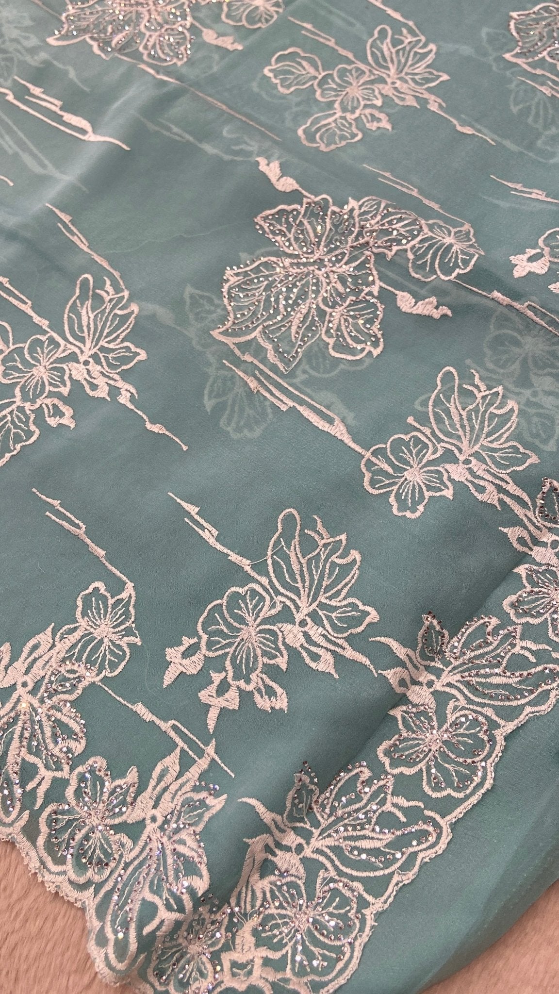 Premium Soft Organza Saree🩵 - Kanjeevaram Silk Mandir