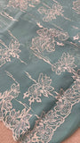 Premium Soft Organza Saree🩵 - Kanjeevaram Silk Mandir