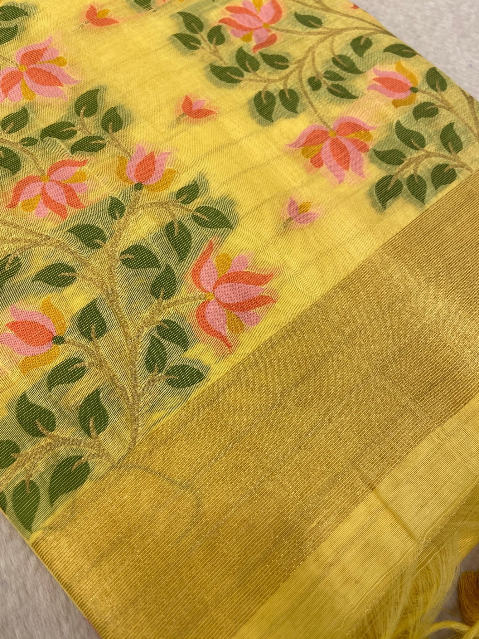 Premium Soft Organza Saree - Kanjeevaram Silk Mandir
