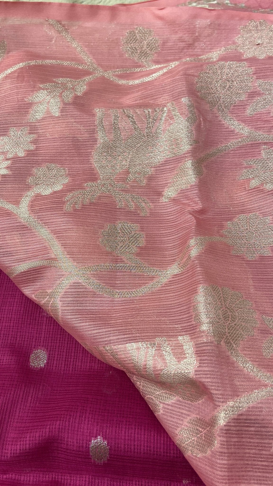 Premium Soft Organza Saree - Kanjeevaram Silk Mandir