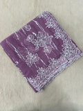 Premium Soft Organza Saree (Lavender) - Kanjeevaram Silk Mandir