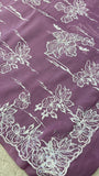 Premium Soft Organza Saree (Lavender) - Kanjeevaram Silk Mandir