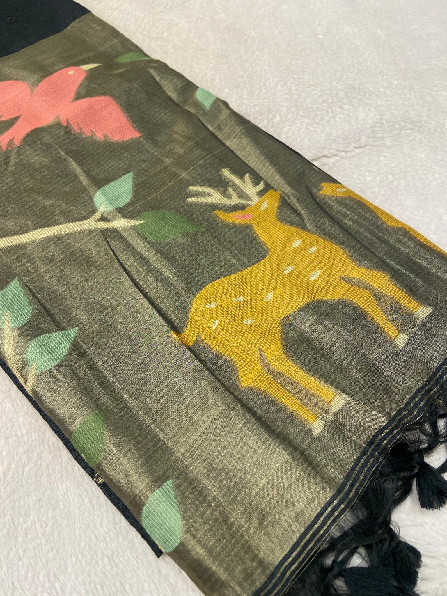 Premium Soft Tissue Organza Saree - Kanjeevaram Silk Mandir