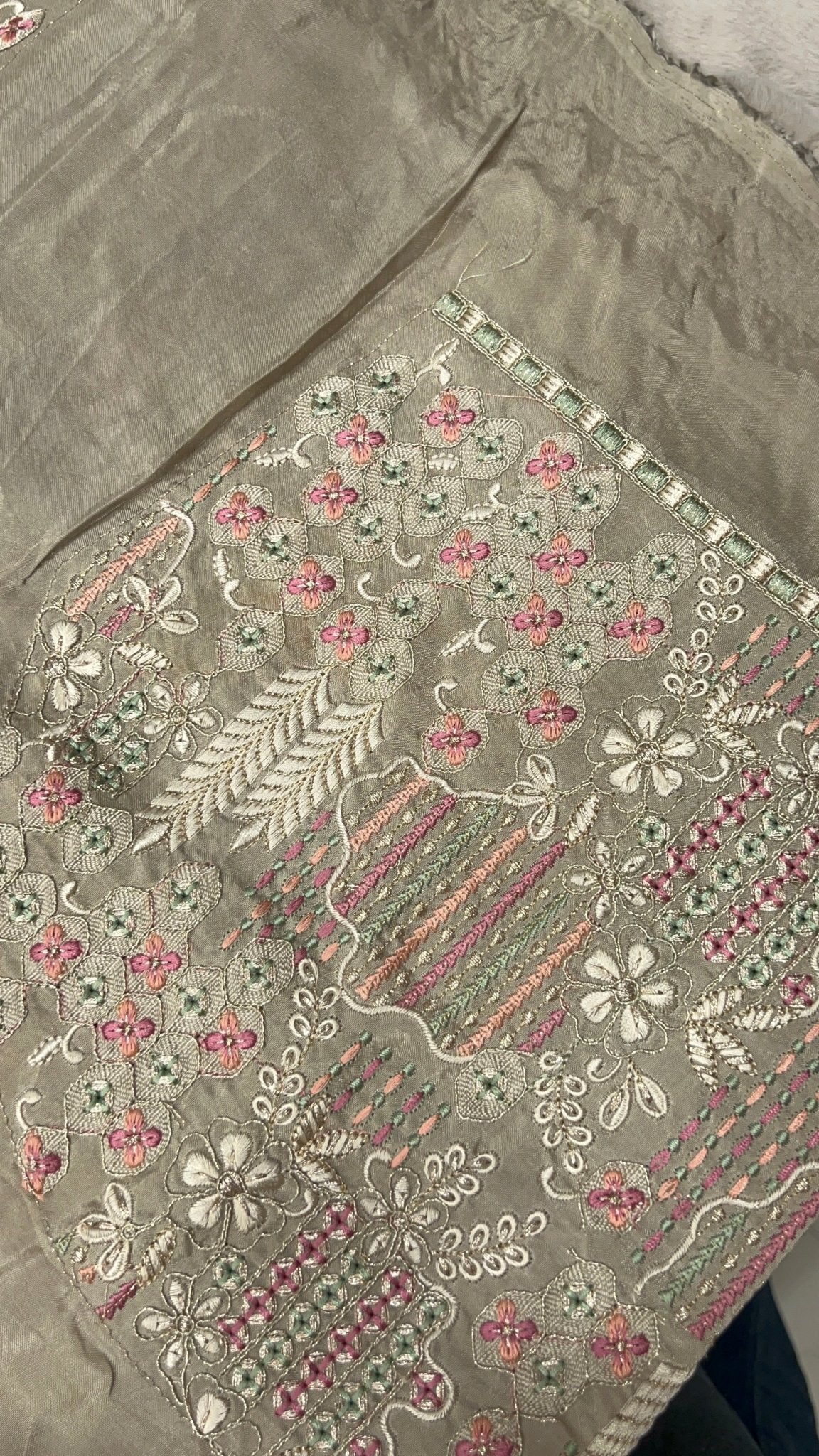 Premium soft tissue organza saree - Kanjeevaram Silk Mandir