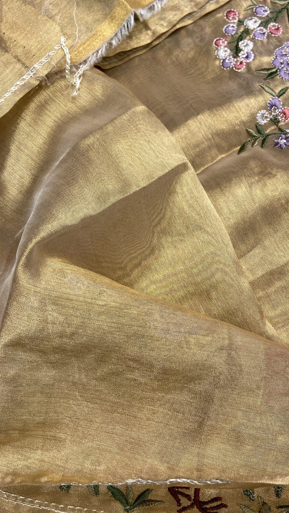 Premium Soft Tissue Organza Saree - Kanjeevaram Silk Mandir