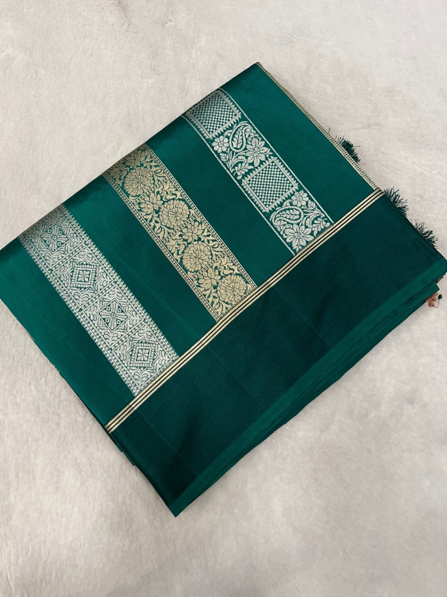 Premium Tassar Silk Saree - Kanjeevaram Silk Mandir