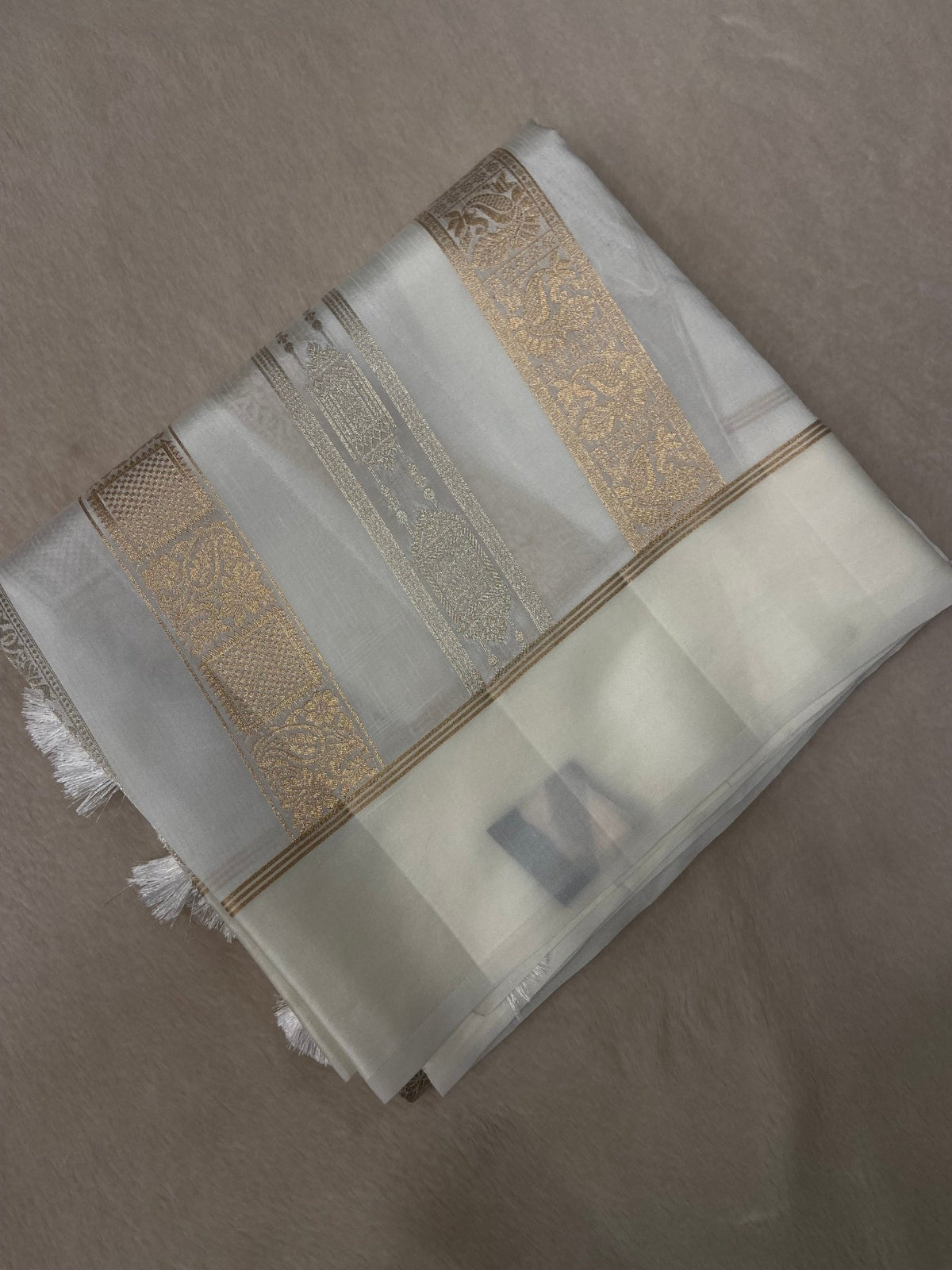 Premium Tassar Silk Saree - Kanjeevaram Silk Mandir