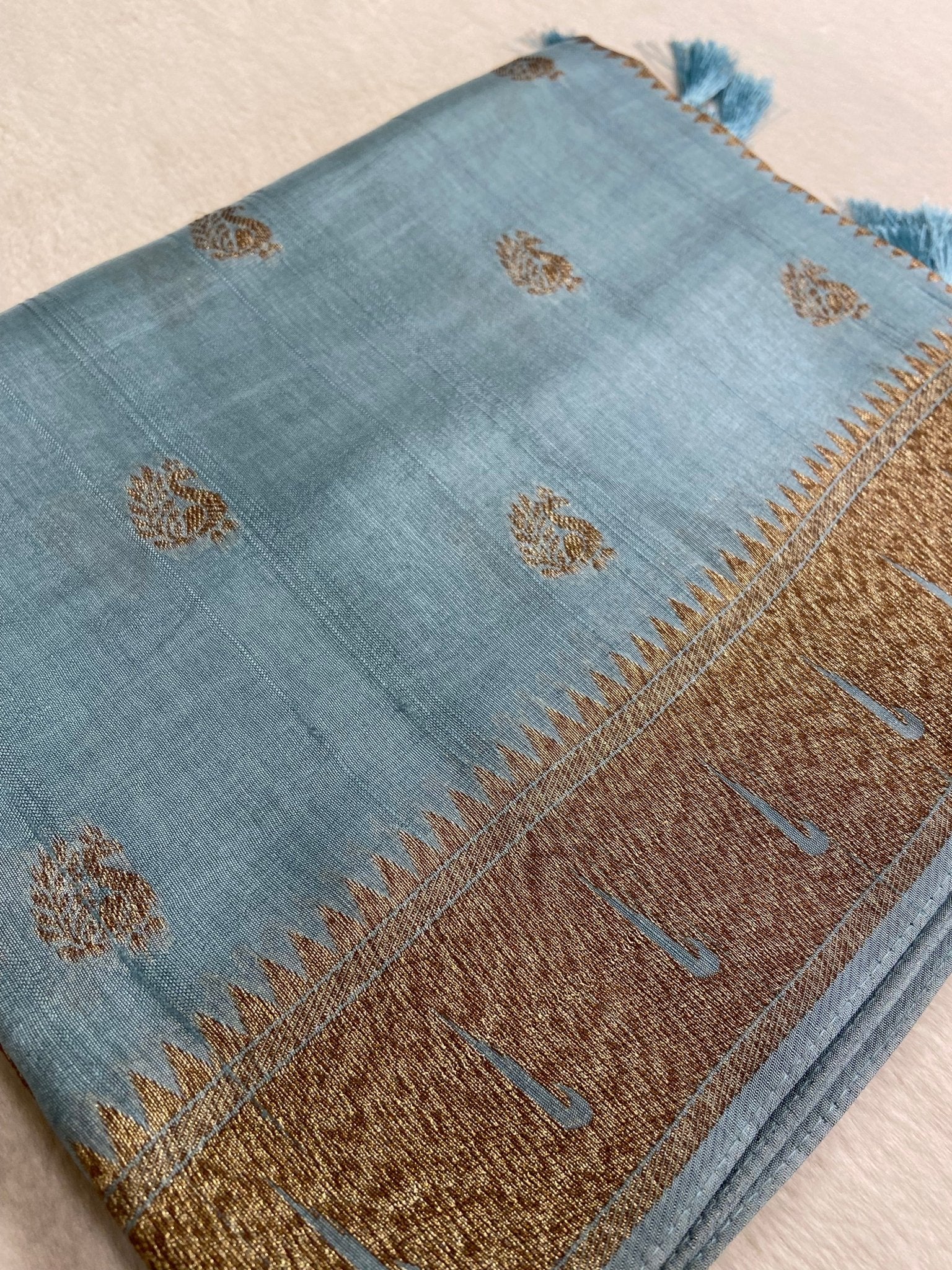 Premium Tassar Silk Saree✨ - Kanjeevaram Silk Mandir