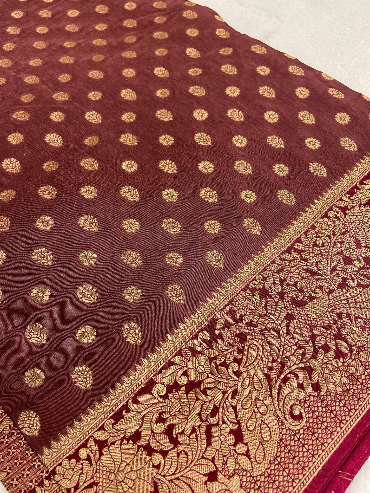 Premium Tassar Silk Saree - Kanjeevaram Silk Mandir