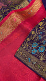 Premium Tassar Silk Saree - Kanjeevaram Silk Mandir