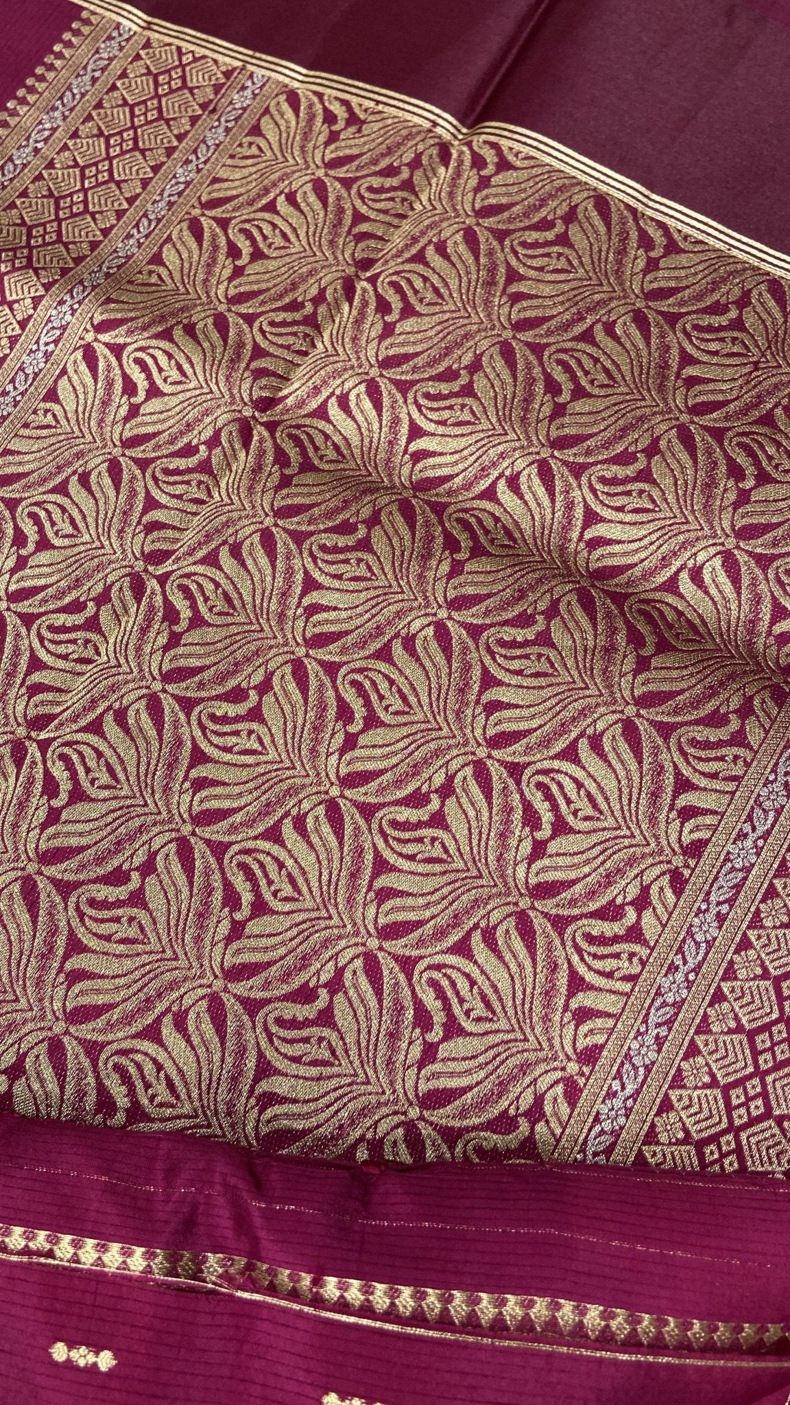 Premium Tassar Silk Saree - Kanjeevaram Silk Mandir