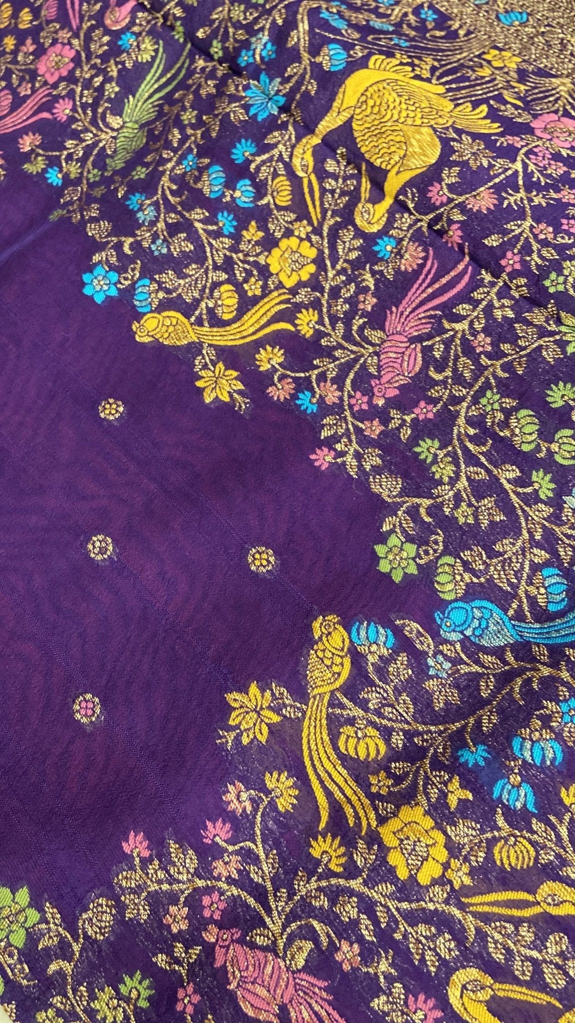 Premium Tassar Silk Saree - Kanjeevaram Silk Mandir