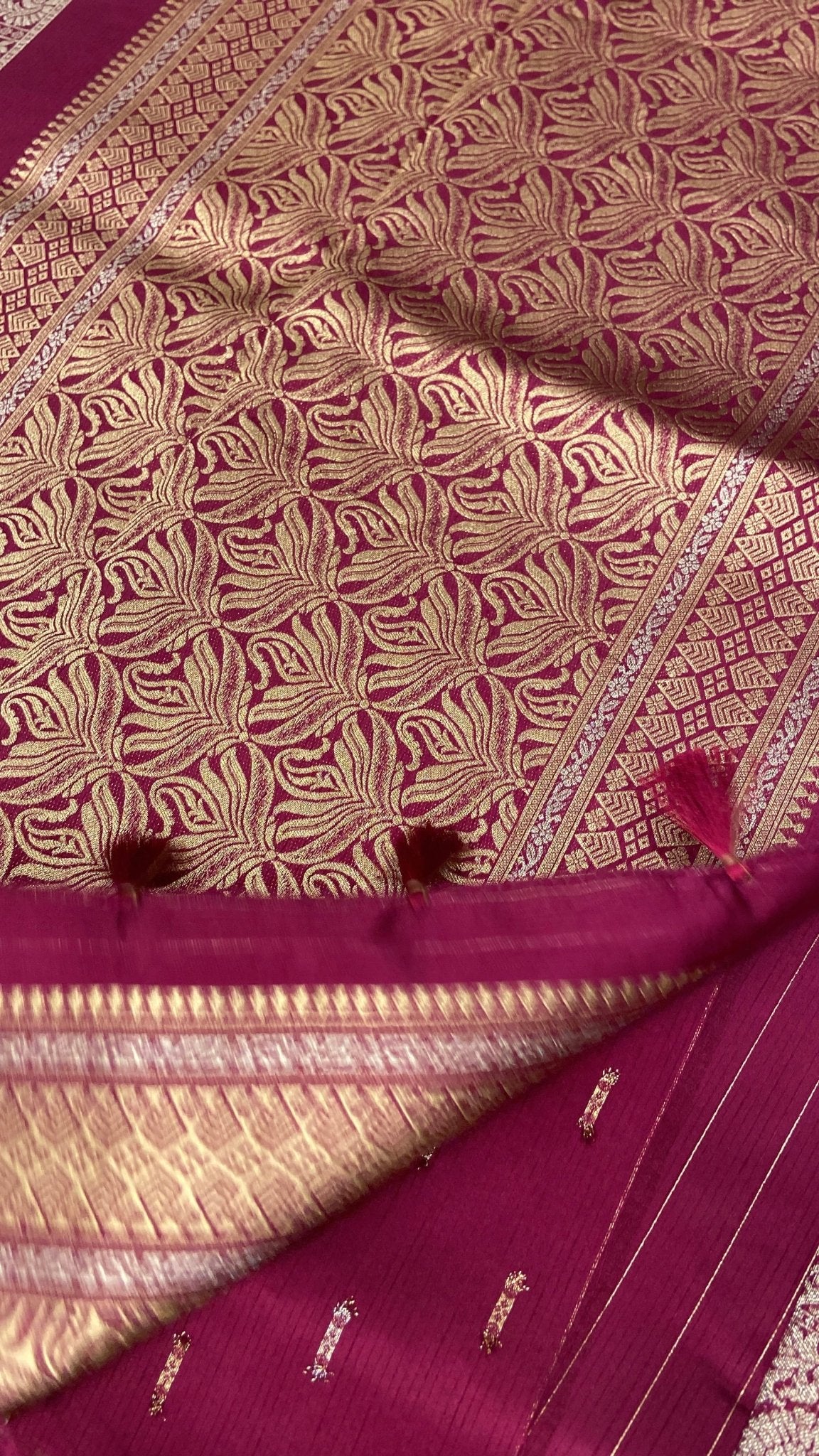 Premium Tassar Silk Saree - Kanjeevaram Silk Mandir