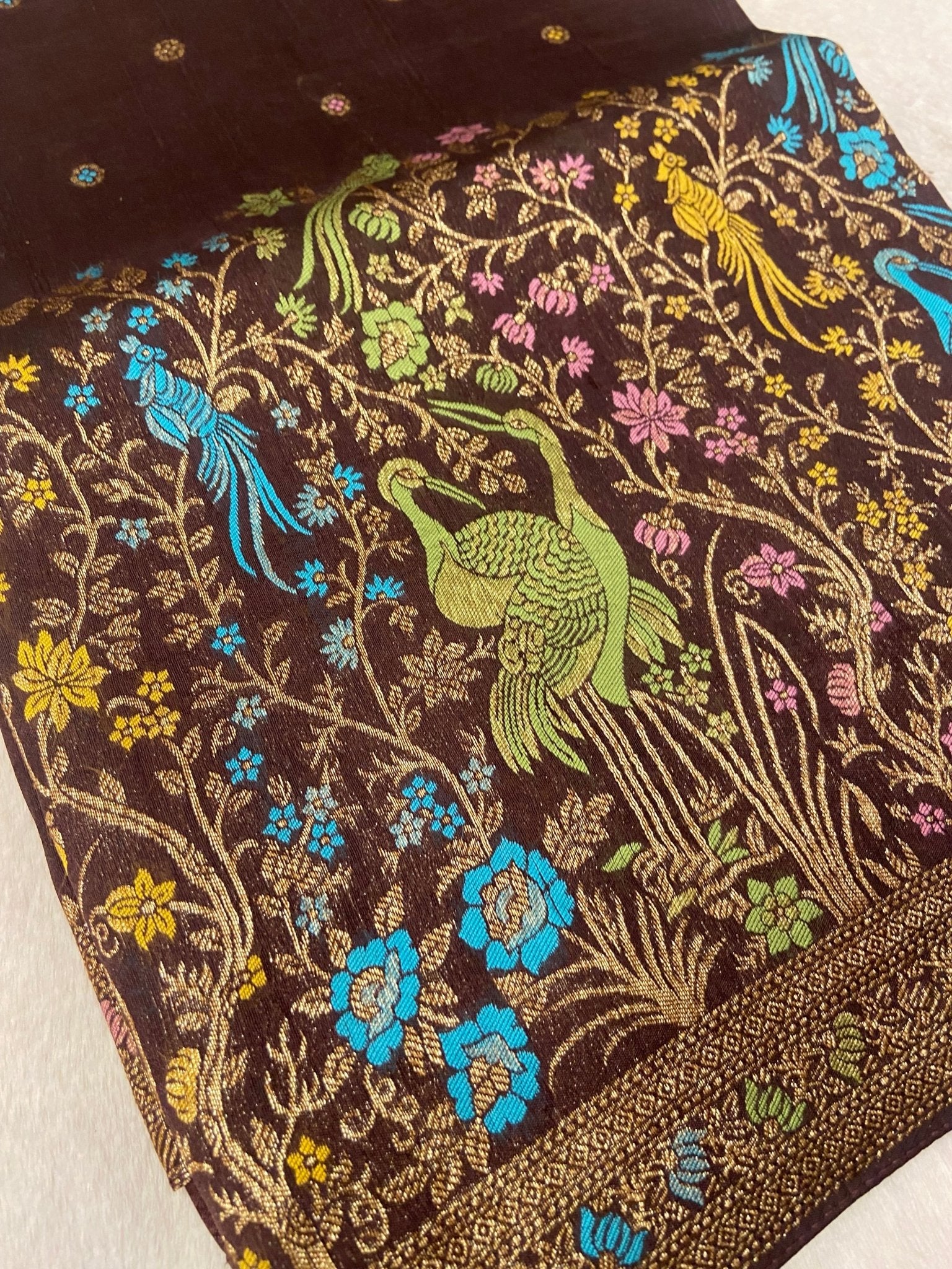Premium Tassar Silk Saree - Kanjeevaram Silk Mandir