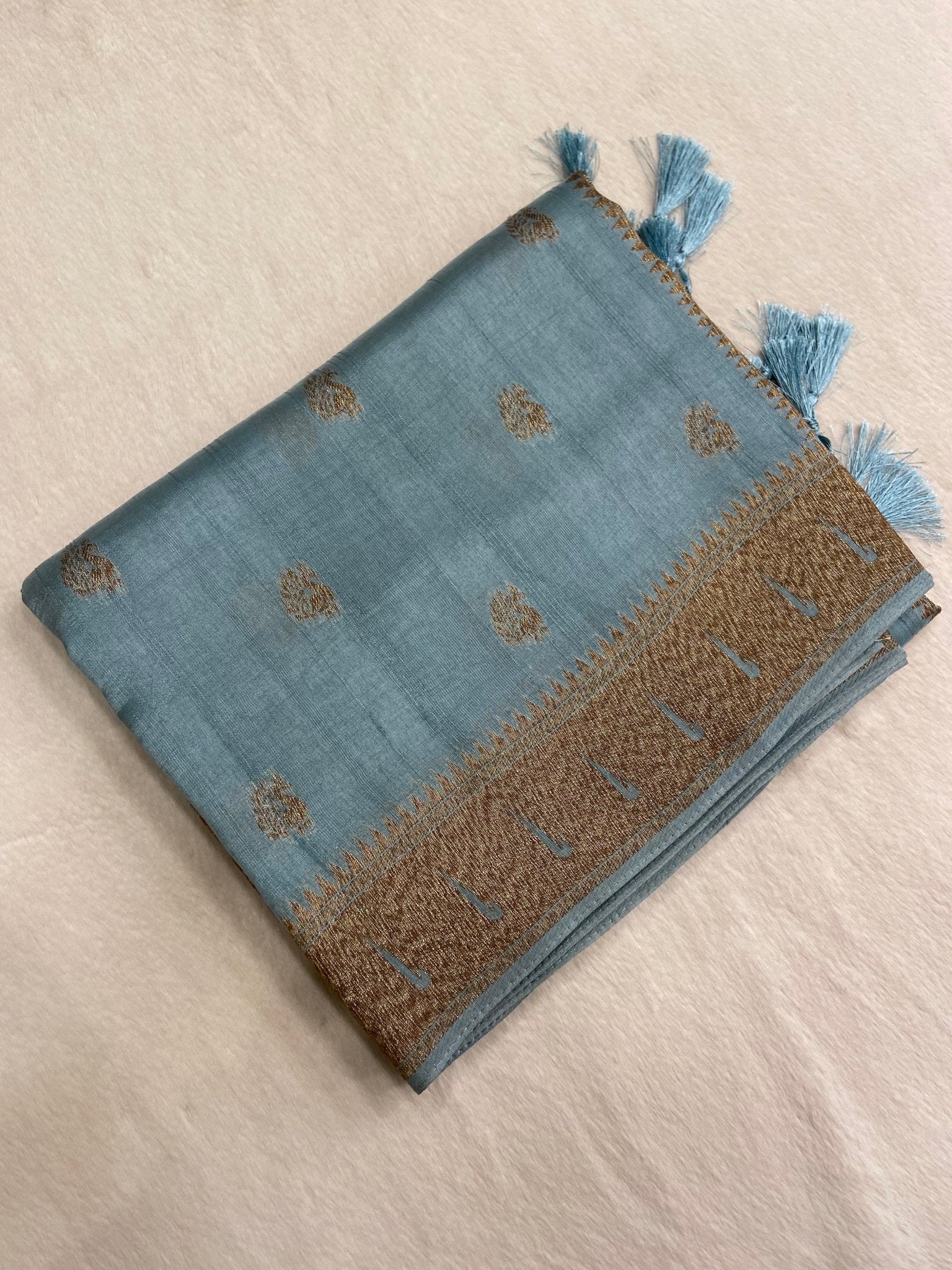 Premium Tassar Silk Saree✨ - Kanjeevaram Silk Mandir