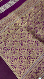 Premium Tassar Silk Saree💜 - Kanjeevaram Silk Mandir