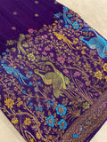Premium Tassar Silk Saree - Kanjeevaram Silk Mandir