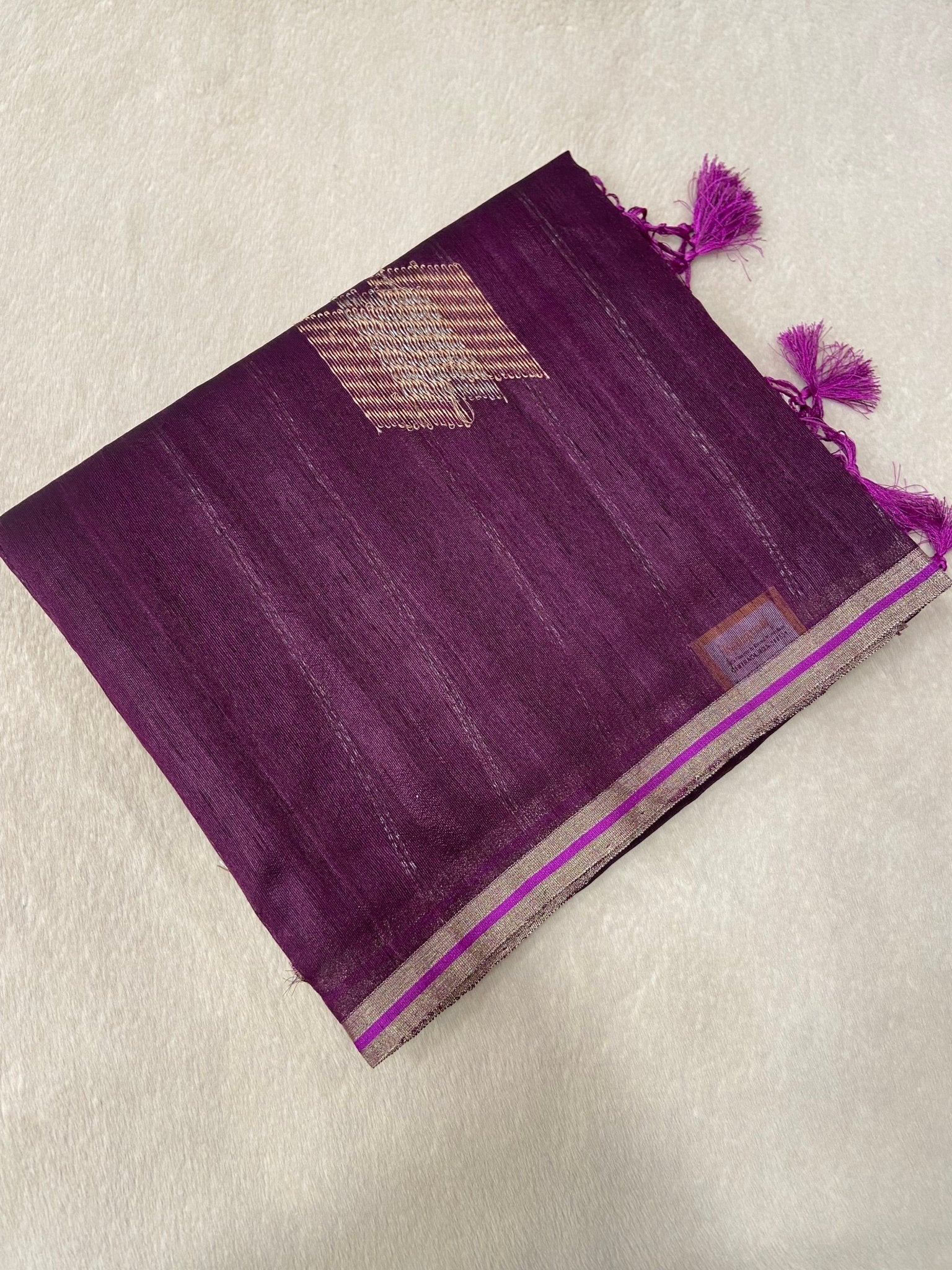 Premium Tassar Silk Saree - Kanjeevaram Silk Mandir