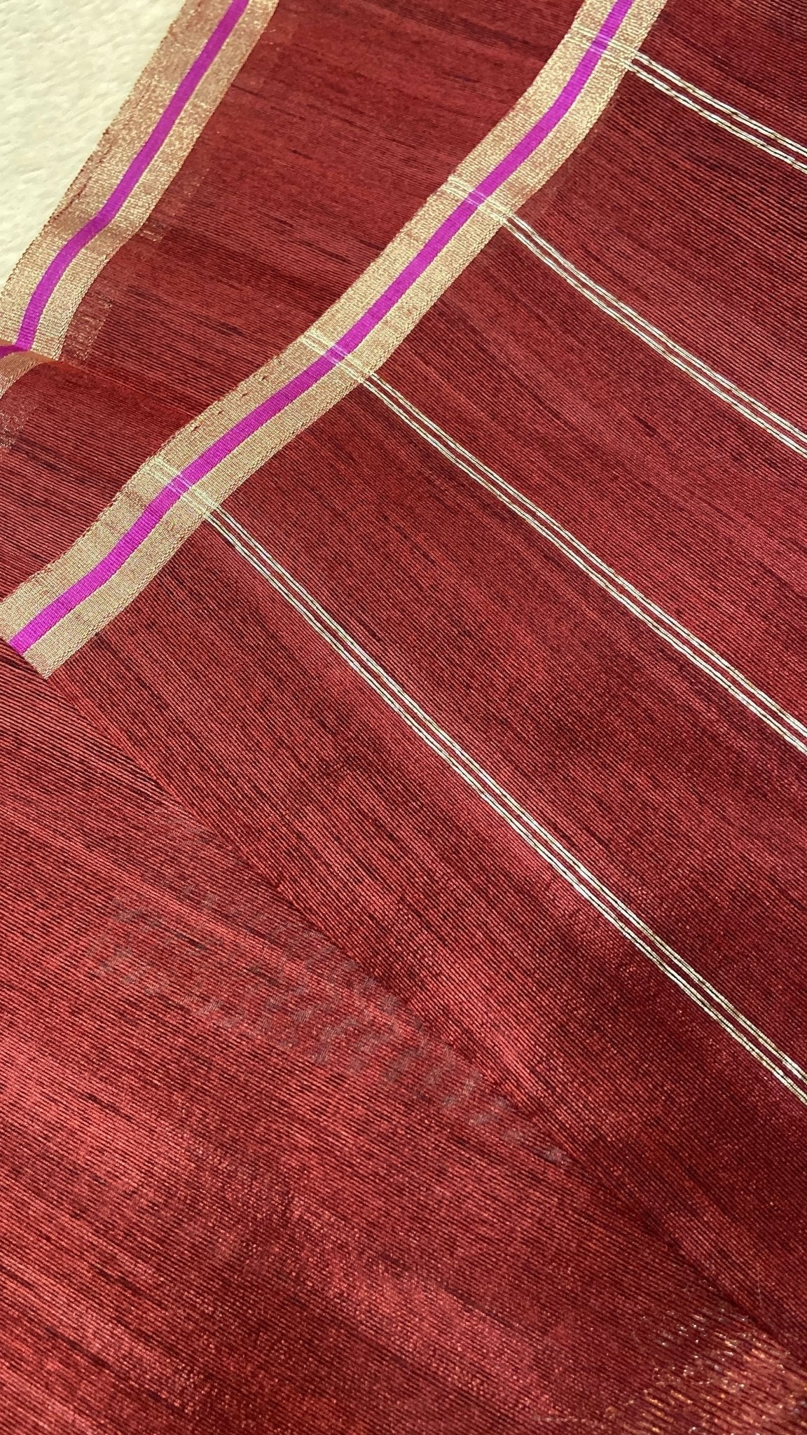 Premium Tassar Silk Saree - Kanjeevaram Silk Mandir