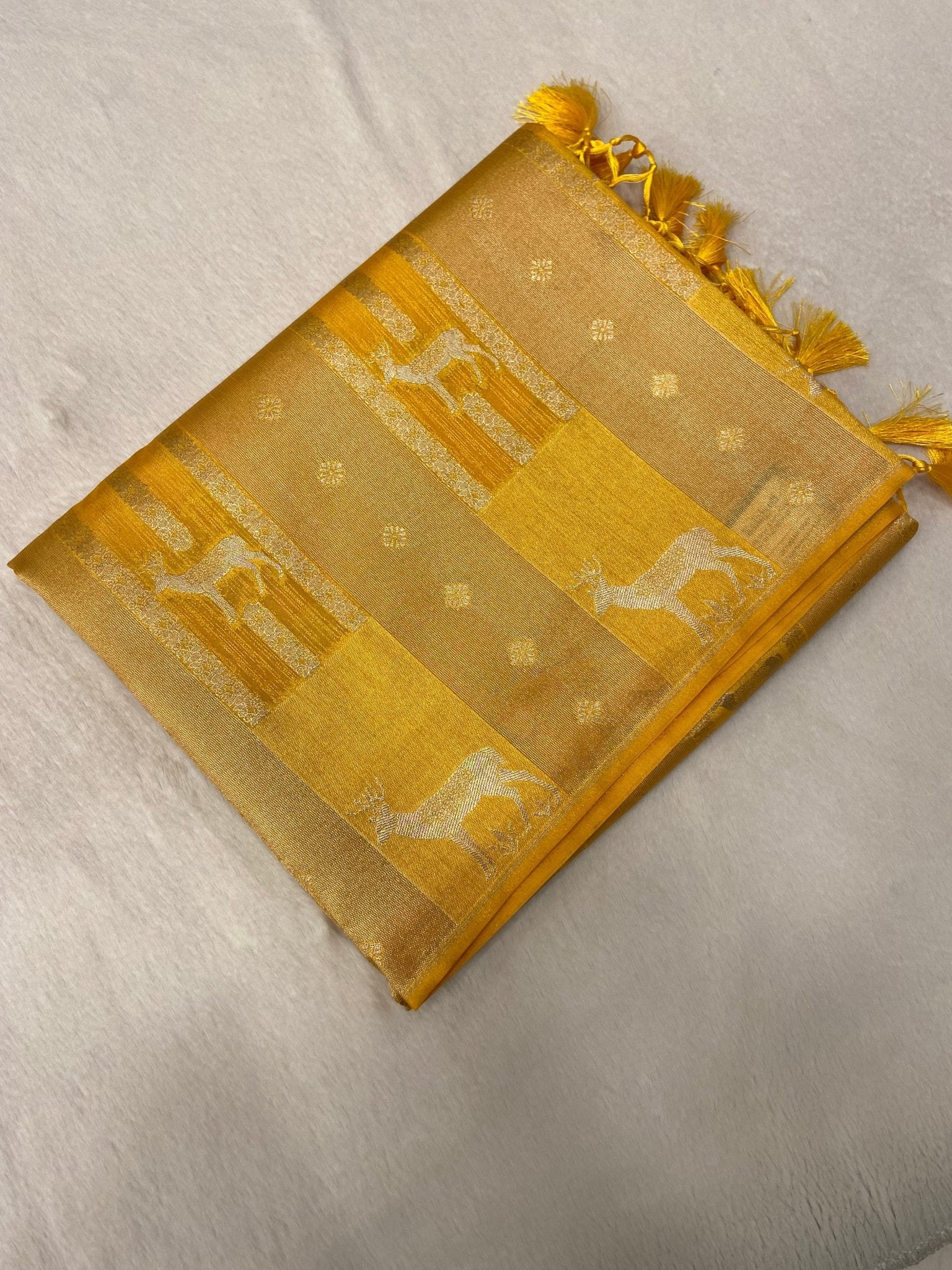 Premium Tassar Silk Saree✨ - Kanjeevaram Silk Mandir