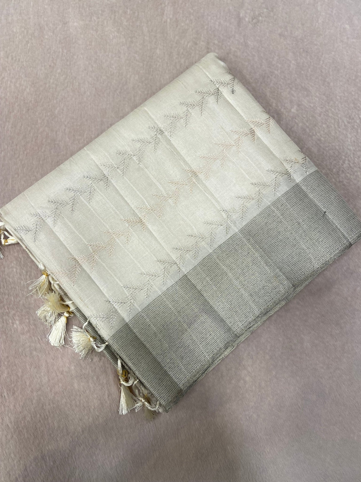 Premium Tassar Silk Saree - Kanjeevaram Silk Mandir