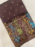 Premium Tassar Silk Saree - Kanjeevaram Silk Mandir