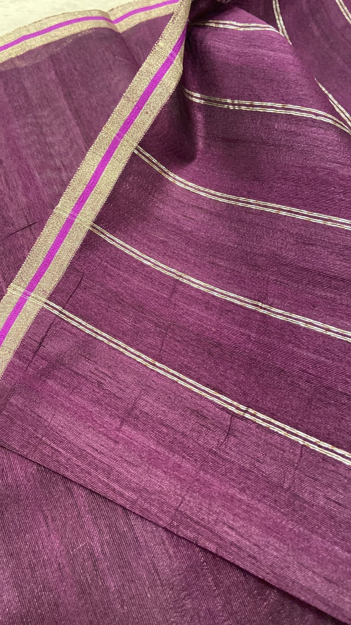 Premium Tassar Silk Saree - Kanjeevaram Silk Mandir